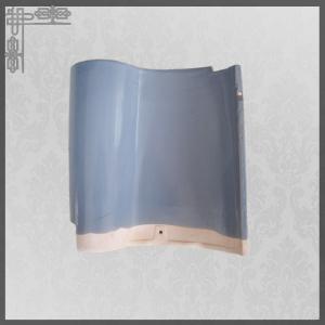 Azul esmaltado S tipo material de construcción de edificios de tejas de tejado de cerámica