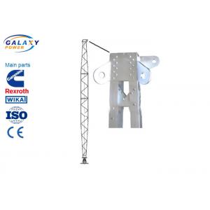 China Easy Maintenance Luffing Tower Crane 0.8T Rated Loading Capacity Custom Color supplier