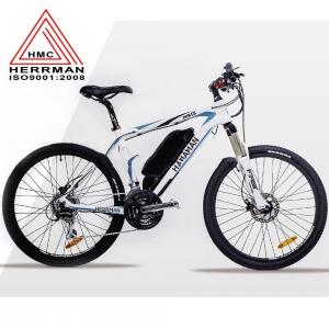 China Carbon Fiber Frame Off Road Electric Mountain Bikes With 48V 10.4Ah Lithium Battery supplier