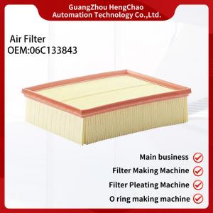 Auto Parts Car Air Filter Element 06c133843 Air Filter Manufacturing Equipment Manufactured Product