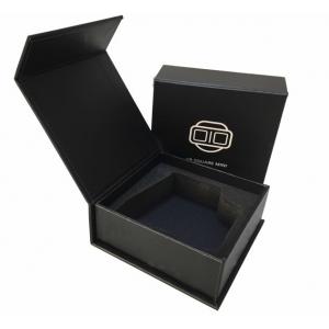 Small paper gift box packaging with cut out EVA/ foam insert for small product usb,credit card,keychain,Jewelry