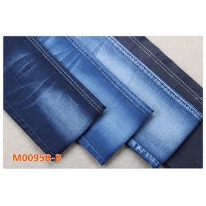 China 10 Oz Blue Skinny Slub Stretchy Jean Fabric Skirt Trousers Pants Jacket Coat Support supplier