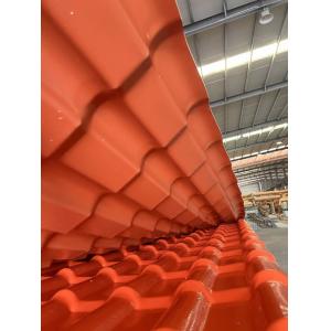 China Easy To Install Resin Roof Tile Heat Insulation ASA Resin Tile Roof 2.5mm supplier