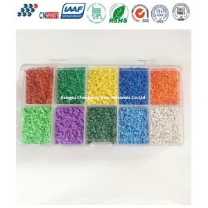 4mm Outdoor Recycled Rubber Granules Wear Resistance