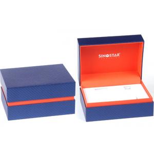 Plastic Watch Presentation Box , Custom Luxury Handmade Mens Watch Gift Box