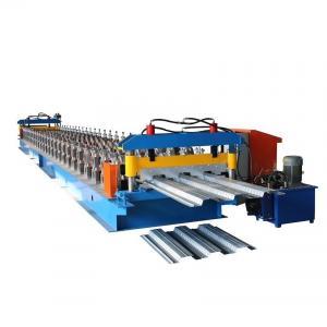 3T Metal Deck Roll Forming Machine For Color Steel Sheet 12m/min