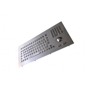 Kiosk Panel Mount Multi Device Keyboard And Mouse , 104 Oval Keys Keyboard Pointing Device