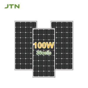 China IP65 Waterproof Monocrystalline PV Solar Panel Cells 100WP 100 Watt 12V supplier