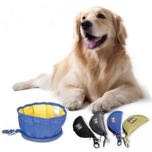 Dog Food Outdoor Travel Supplies Dog Bowl Portable Foldable Waterproof Dog Bowl Pet Bowl