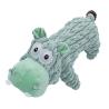 China Green Hippo Plush Squeaky Dog Toy – Soft Chew, Tug & Play Toy For Small To Large Dogs wholesale