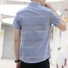 China Thin Slim Fit Casual Work Uniform For Men Square collar Bottom Left Embroidered wholesale