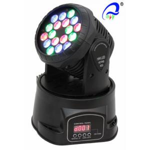 China PR Lighting American DJ Led Moving Head Wash 18x3w With Pan 540 Degree Waterproof supplier