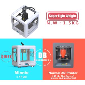 China Impresora reservada ligera 3D de Easthreed mini tamaño de impresión 90 x 110 x 110 para los niños supplier