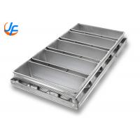 China RK Bakeware China Foodservice NSF 1.5mm Aluminum Loaf Pans Special Strap Pullman Bread Pan For Industry on sale
