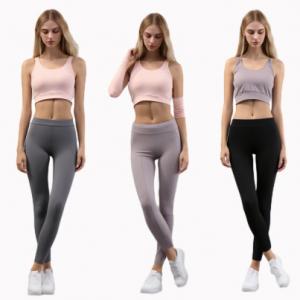 Private Label Workout Wear Shorts Suit for Women Seamless Scrunch Bum Two Piece Pants Set