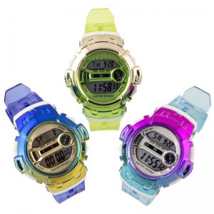 Unisex Digital Watch Youth Digital Watch Plastic Colored Digital Wrist Watch