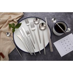 China China Newto NC099 Hot Sale Brush Polish Stainless Steel Cutlery Set Flatware Set supplier