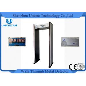 China 6 Zone 5 No Count Led Walkthrough Metal Detector Door Frame For Security supplier