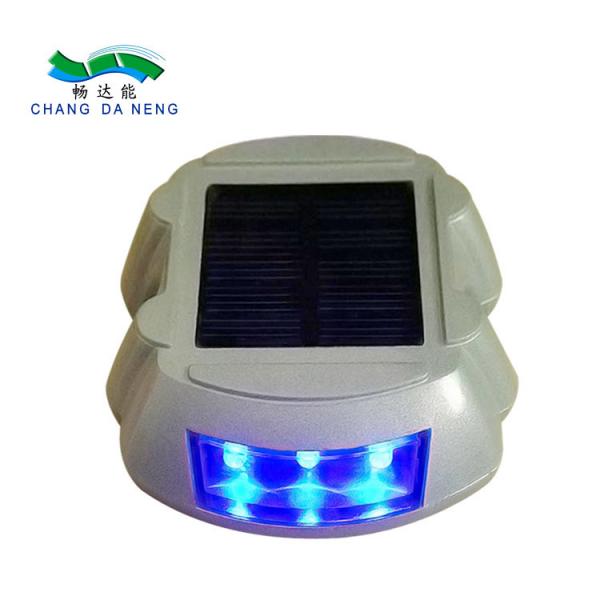 Warning Road Safety Horseshoe Led Solar Powered Road Studs Flashing Pier Light