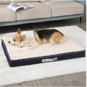 China Modern Pet Camp Jumbo Bed Orthopedic Memory Foam Washable Removable Cover For Large Small Pet supplier