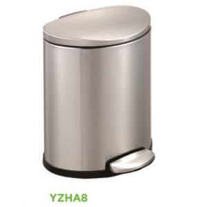 Sustainable Stainless Steel Trash Can Induction Type Recycling Pedal Bin