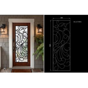 Modern Technology 2264 Inch Wrought Iron Glass Instant Iconic Stain Grade Jamb