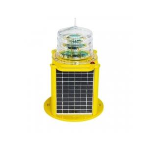 China RS232 12v Rechargeable Solar Barge Warning Light 300LUX wholesale