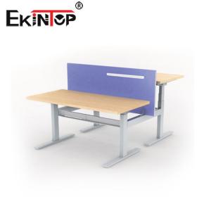 China Powder Coating Ergonomic Electric Table , Modren Adjustable Height Computer Desk supplier