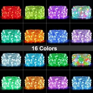 24V RGB Changeable LED Holiday Lights Decoration Remote Control