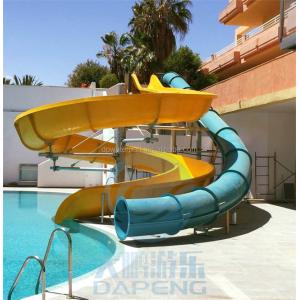 10 PSI Swimming Pool Water Slide Fiberglass Commercial Water Play Equipment