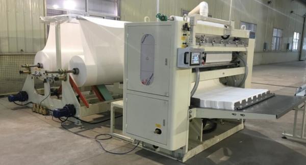 2-6 Lanes V Folded Hand Towel / Facial Tissue Paper Manufacturing Machine High