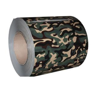 China Pre-painted Army Grain Colored Galvanized Steel coil ASTM for Household appliances supplier
