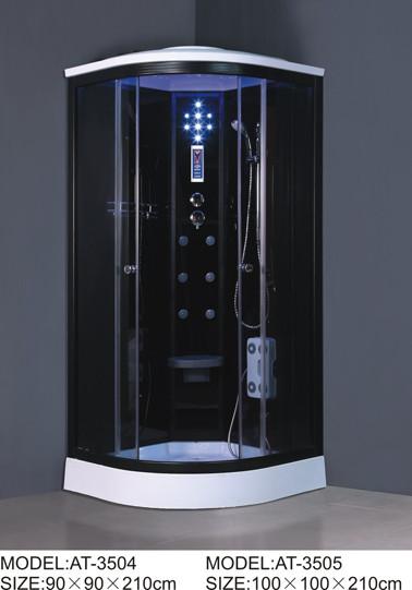 棚との象限儀のシャワーのエンクロージャ、3mmの厚さの浴槽のガラス エンクロージャを相殺しなさい
