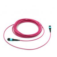 MPO to MPO Fiber Optic Patch Cord 12 Fibe LSZH Trunk Cable 3.0m Low Loss MPTO Trunk Cable