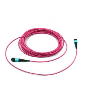 China MPO to MPO Fiber Optic Patch Cord 12 Fibe LSZH Trunk Cable 3.0m Low Loss MPTO Trunk Cable supplier