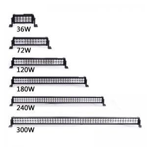 CREE 36W-300W LED Light Bar for Jeep 4x4 Off road Light Bar