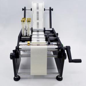 TB-26S Manual bottle label applicator wine labeling machine PET bottle labeler