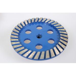 China 5mm Semented Diamond Cup Wheel , Double Layer Segmented Concrete Grinding Cup Wheel supplier