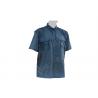 Men's 100%Nylon Work Shirt Short Sleeve Mesh Embroidery Holes