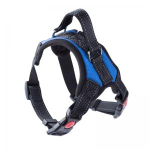 Neoprene Material Pet Vest Harness D Ring Design Service Dog Harness