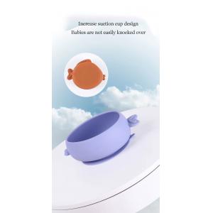 China Infant And Toddler Meal Plates, Baby Specific Partition Suction Cups, 100% Food Grade Silicone Baby Non Slip Meal Plates supplier