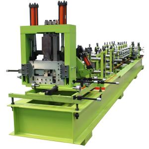 China Fully Automatic Cz Purlin Roll Forming Machine For Size Adjustment 80-300mm wholesale
