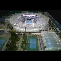 China ODM Miniature Architectural Stadium Model Making 1:75 Tennis Center on sale