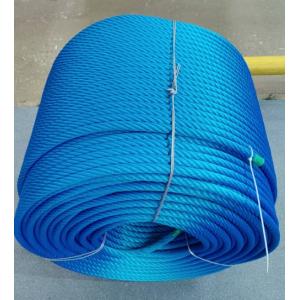 China High Grade Blue Color 6x8 FC Polyester Combination Wire Rope With UV Resitance supplier