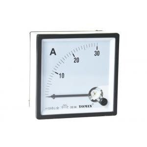 China 96 * 96 Moving Iron Instrument Analogue Panel Meters , AC Ammeter / Current Meter supplier
