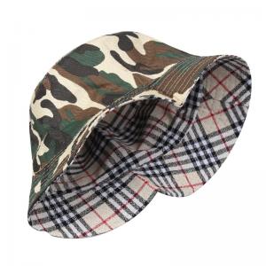 OEM ODM Organic Cotton Bucket Hat 60cm Unisex Custom Camo Hats