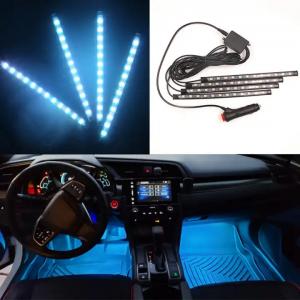 China Decorative Atmosphere Lamp 48D Car Interior Lights Waterproof RGB 12V Universal Car Accessories ABS Plastic 8W supplier