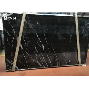 selected popular black marble nero marquina marble slab 20mm thick