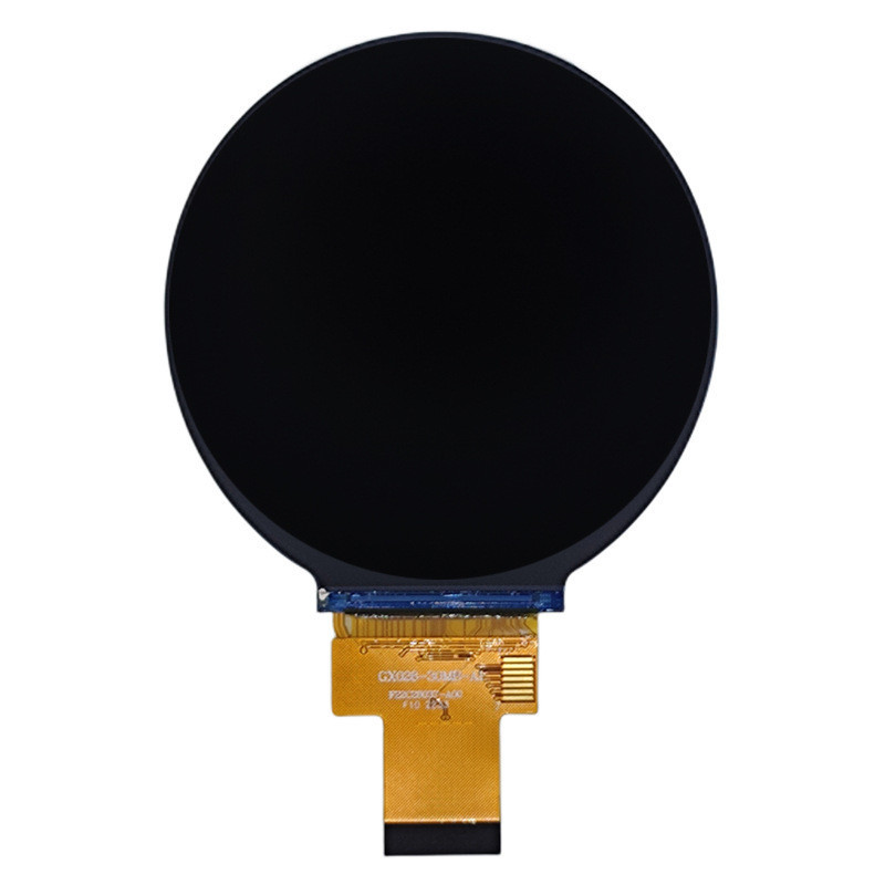 Module d'affichage TFT rond de 2,8 pouces, résolution 480x480, interface MIPI 30 broches, 300 CD/m²