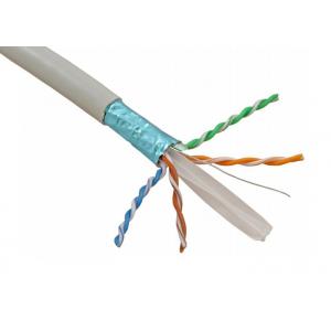 China CAT6 23AWG 4 Twisted Pair Bulk CAT Cable Color Coded High Speed For Data supplier